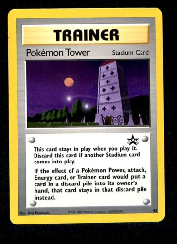 Pokemon Tower Black Star Promo 42, NM Pokemon Card