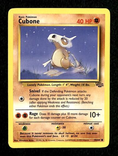 Cubone Jungle EX, 50/64 Pokemon Card