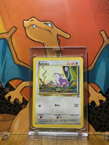 Rattata Base Set 2 EX 89/130 Pokemon Card