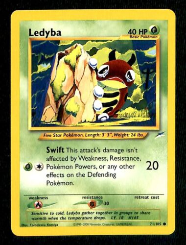Ledyba Neo Destiny EX, 71/105 Pokemon Card