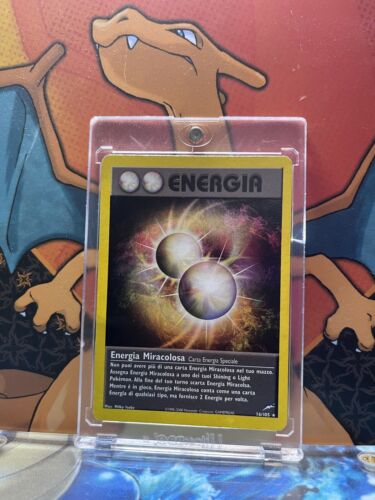 Miracle Energy Holo Neo Destiny EX ITALIAN, 16/105 Pokemon Card