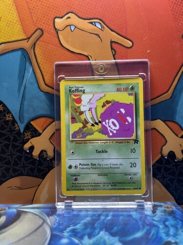 Koffing Team Rocket VG, 58/82 Pokemon Card.