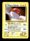 Lt Surges Voltorb Gym Heroes EX, 84/132 Pokemon Card.