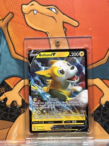 Boltund V Ultra Rare Rebel Clash 067/192, NM Pokemon Card