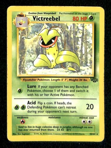 Victreebel Jungle VG, 30/64 Pokemon Card