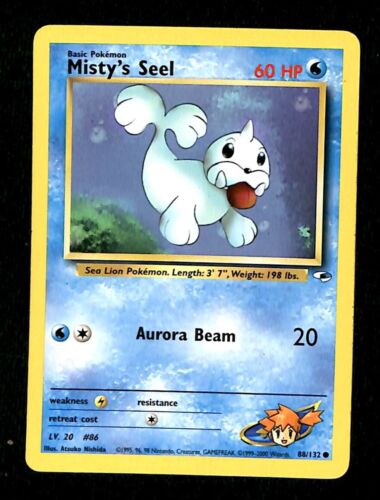 Mistys Seel Gym Heroes EX, 88/132 Pokemon Card.