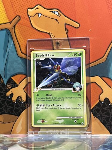 Beedrill LV56 Platinum Arceus NM, 53/99 Pokemon Card.