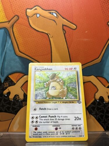 Kangaskhan Holo Jungle VG-EX, 5/64 Pokemon Card