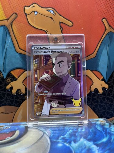 Professors Research Full Art Celebrations 25th Anniversary, 024/025 Pokemon Card