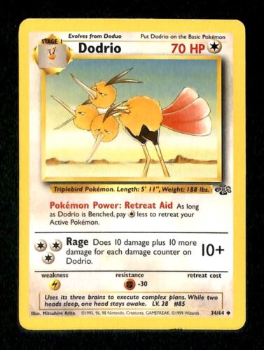Dodrio Jungle EX, 34/64 Pokemon Card