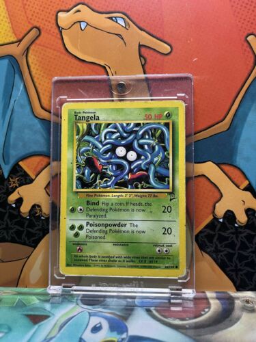 Tangela Base Set 2 VG, 96/130 Pokemon Card.