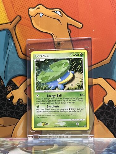 Lotad LV.11 Platinum NM, 81/127 Pokemon Card.