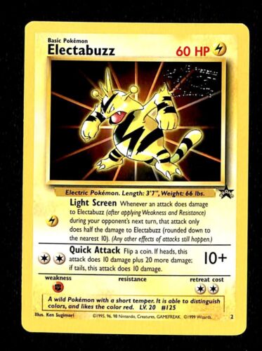 Electabuzz WB Movie Black Star Promo 2, NM Pokemon Card