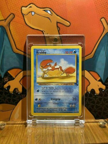 Krabby Fossil NM 51/62 Pokemon Card