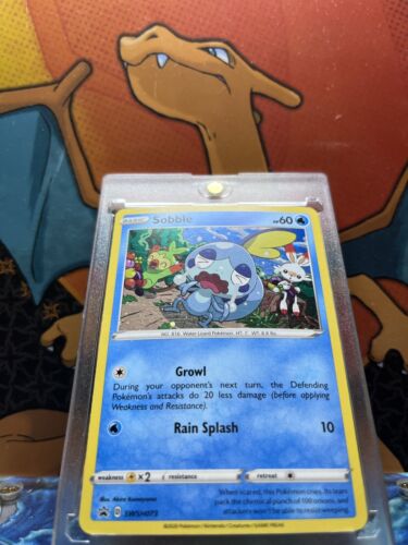 Sobble Holo Black Star Promo SWSH073, NM Pokemon Card