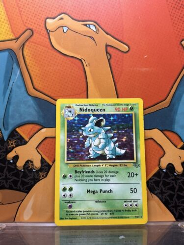 Nidoqueen Holo Jungle EX, 7/64 Pokemon Card