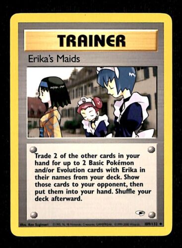 Erika’s Maids Gym Heroes EX, 109/132 Pokemon Card.