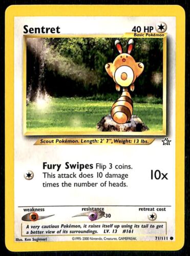 Sentret Neo Genesis EX, 71/111 Pokemon Card