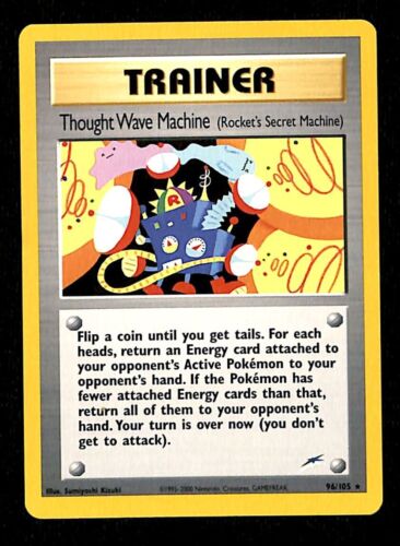 Thought Wave Machine Neo Destiny NM, 96/105 Pokemon Card