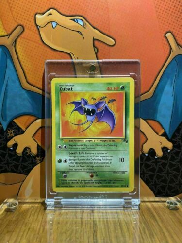Zubat Fossil EX, 57/62 Pokemon Card