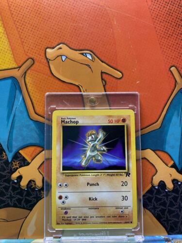 Machop Team Rocket EX, 59/82 Pokemon Card