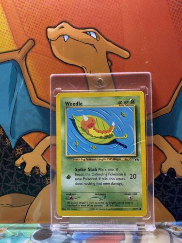 Weedle Neo Discovery VG, 70/75 Pokemon Card.