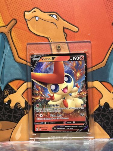 Victini V Ultra Rare Battle Styles 021/163, NM Pokemon Card