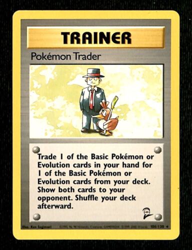 pokemon trader cards Pokemon Trader Base Set 2 NM, 106/130 Pokemon Card