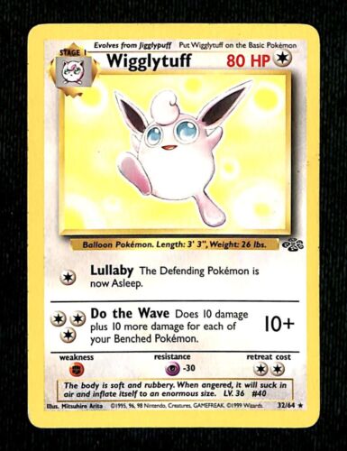 Wigglytuff Jungle EX, 32/64 Pokemon Card