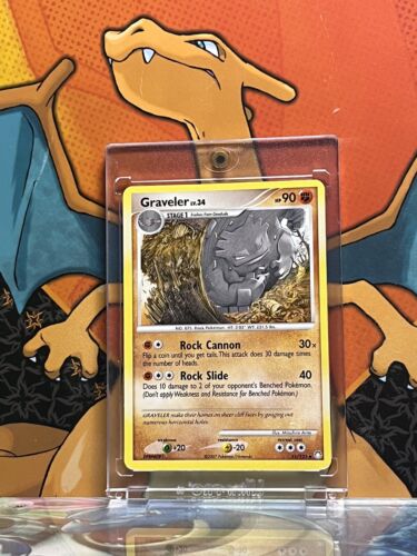 Graveler LV.34 Mysterious Treasures EX, 51/123 Pokemon Card.