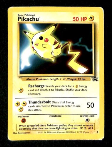 Pikachu WB Movie Black Star Promo 4, VG Pokemon Card