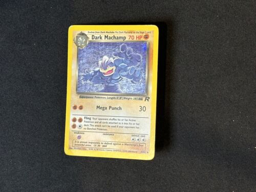 Dark Machamp Holo Team Rocket VG, 10/82 Pokemon Card