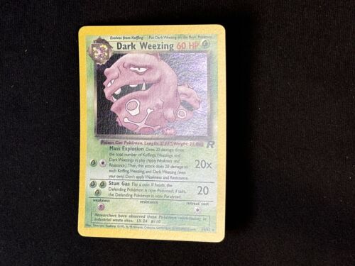 Dark Weezing Holo Team Rocket NM, 14/82 Pokemon Card