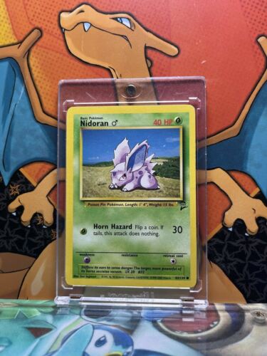 Nidoran Base Set 2 EX 83/130 Pokemon Card