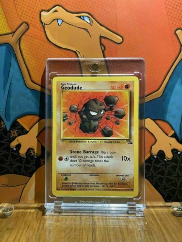 Geodude Fossil NM 47/62 Pokemon Card