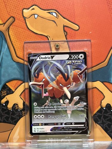 Dodrio V Ultra Rare Fusion Strike 201/264, NM Pokemon Card