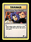 Here Comes Team Rocket! Team Rocket VG, 71/82 Pokemon Card.