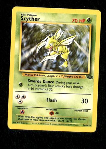 Scyther Jungle EX, 26/64 Pokemon Card