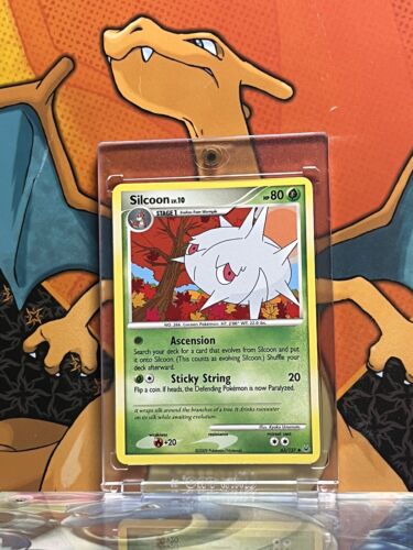 Silcoon LV.10 Platinum NM, 63/127 Pokemon Card.