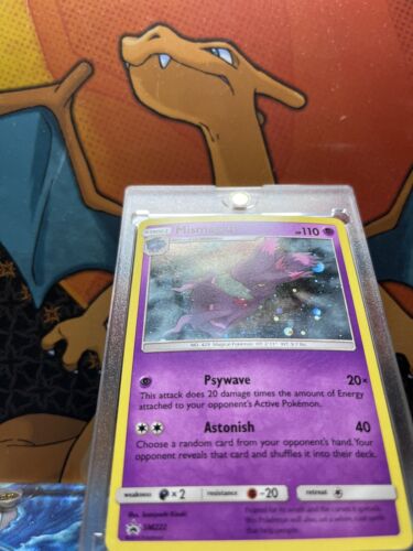 Mismagius Holo Black Star Promo SM222, NM Pokemon Card