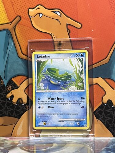 Lotad LV13 Secret Wonders VG, 92/132 Pokemon Card.