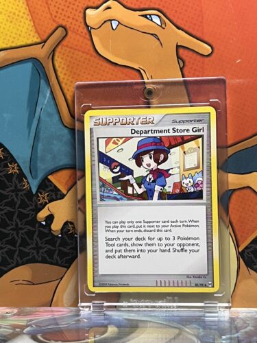 Department Store Girl Platinum Arceus NM, 85/99 Pokemon Card.