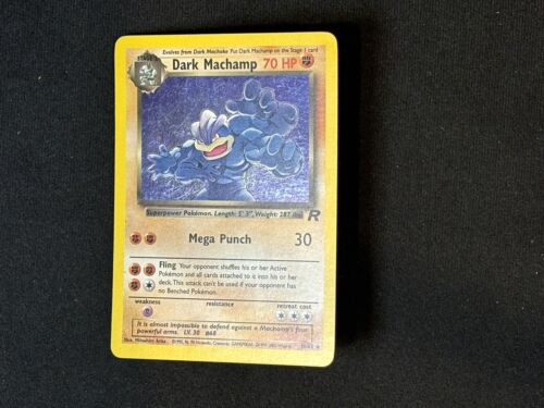 Dark Machamp Holo Team Rocket EX, 10/82 Pokemon Card