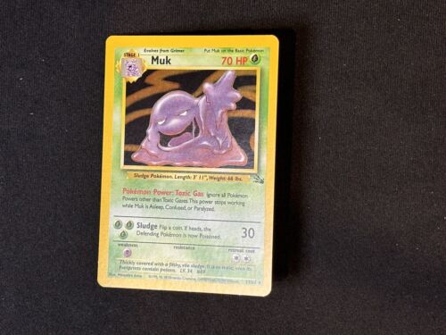 Muk Holo Fossil NM, 13/62 Pokemon Card