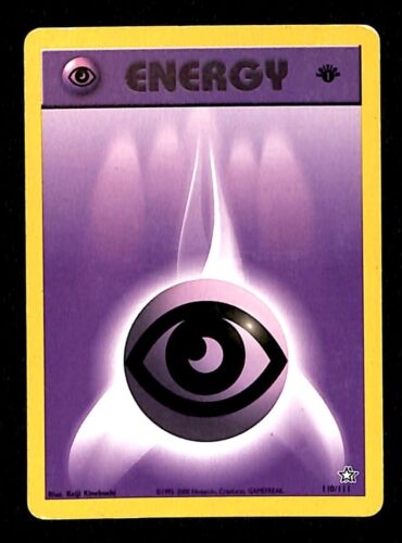 Psychic Energy 1st Edition Neo Genesis EX, 110/111 Pokemon Card