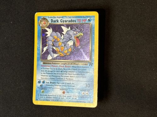 Gyarados Holo Team Rocket EX, 8/82 Pokemon Card