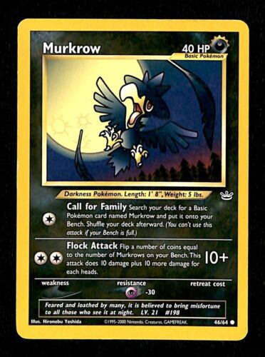 Murkrow Neo Revelations EX, 46/64 Pokemon Card