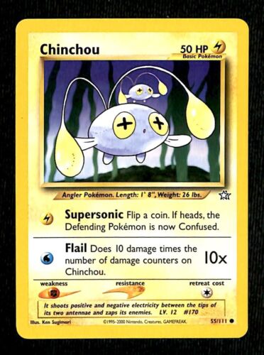 Chinchou Neo Genesis EX, 55/111 Pokemon Card