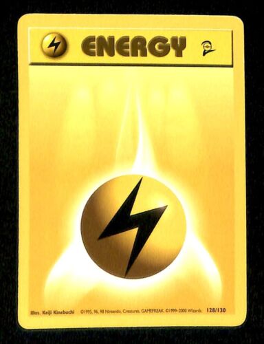 Electric Energy Base Set 2 EX, 128/130 Pokemon Card