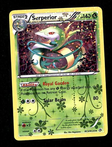 Serperior Legendary Treasures NM, RC3/RC25 Pokemon Card.